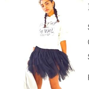 Free people NWOT tulle slip dress